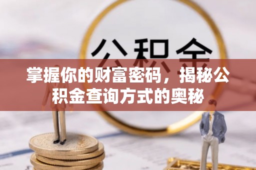 轮台掌握你的财富密码，揭秘公积金查询方式的奥秘