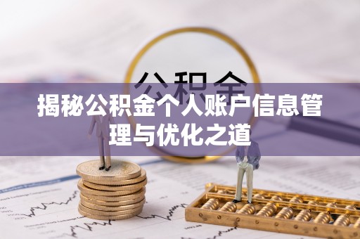 轮台揭秘公积金个人账户信息管理与优化之道