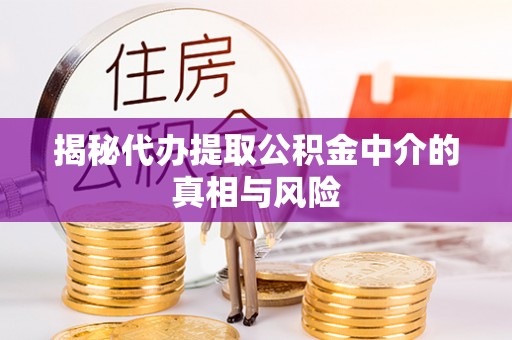 轮台揭秘代办提取公积金中介的真相与风险