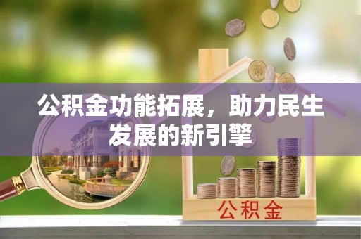 轮台公积金功能拓展，助力民生发展的新引擎
