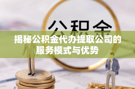 轮台揭秘公积金代办提取公司的服务模式与优势
