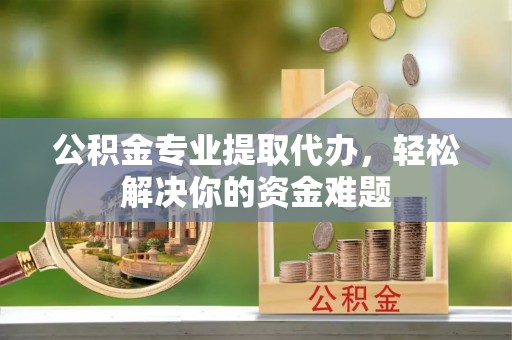 轮台公积金专业提取代办，轻松解决你的资金难题
