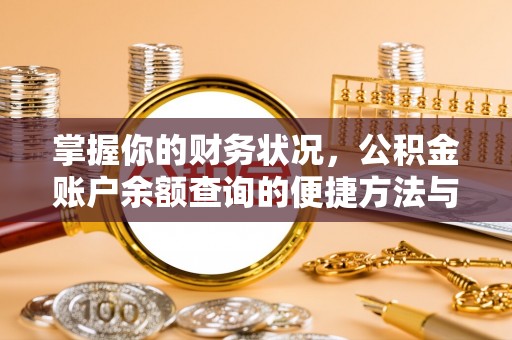 轮台掌握你的财务状况，公积金账户余额查询的便捷方法与重要性