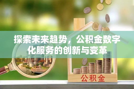 轮台探索未来趋势，公积金数字化服务的创新与变革