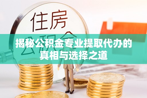 轮台揭秘公积金专业提取代办的真相与选择之道