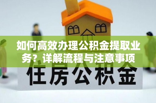 轮台如何高效办理公积金提取业务？详解流程与注意事项