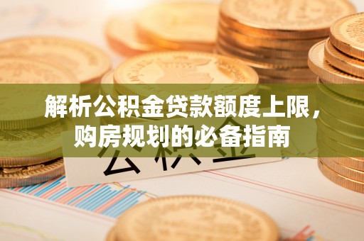 轮台解析公积金贷款额度上限，购房规划的必备指南