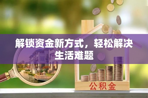 轮台解锁资金新方式，轻松解决生活难题