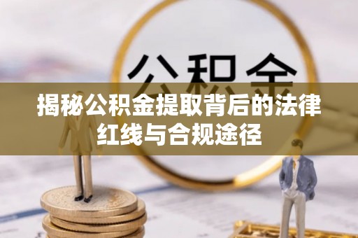 轮台揭秘公积金提取背后的法律红线与合规途径