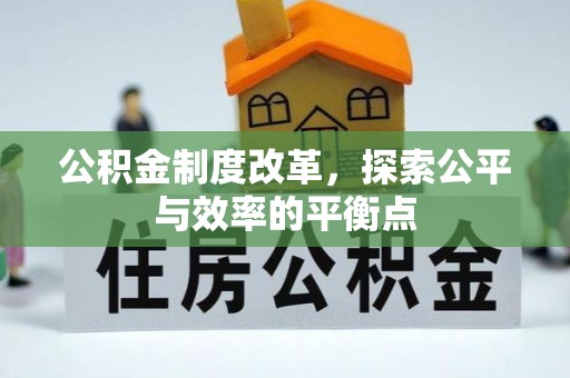 轮台公积金制度改革，探索公平与效率的平衡点