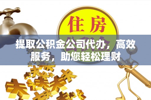 轮台提取公积金公司代办，高效服务，助您轻松理财