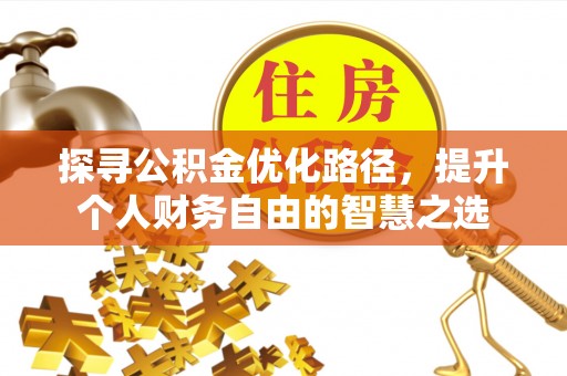 轮台探寻公积金优化路径，提升个人财务自由的智慧之选