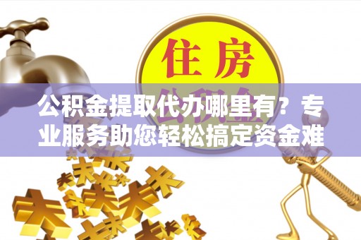轮台公积金提取代办哪里有？专业服务助您轻松搞定资金难题