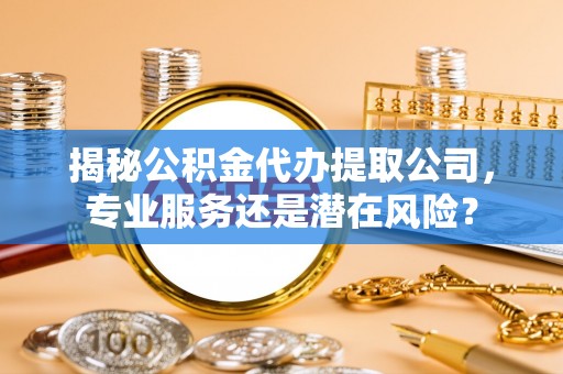 轮台揭秘公积金代办提取公司，专业服务还是潜在风险？