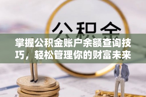 轮台掌握公积金账户余额查询技巧，轻松管理你的财富未来