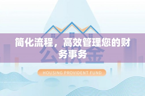 轮台简化流程，高效管理您的财务事务