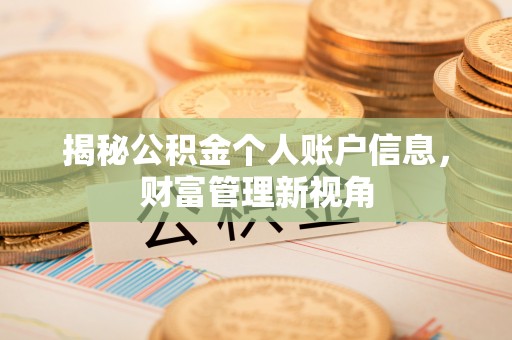 轮台揭秘公积金个人账户信息，财富管理新视角