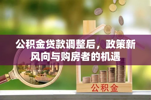轮台公积金贷款调整后，政策新风向与购房者的机遇