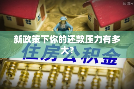 轮台新政策下你的还款压力有多大？